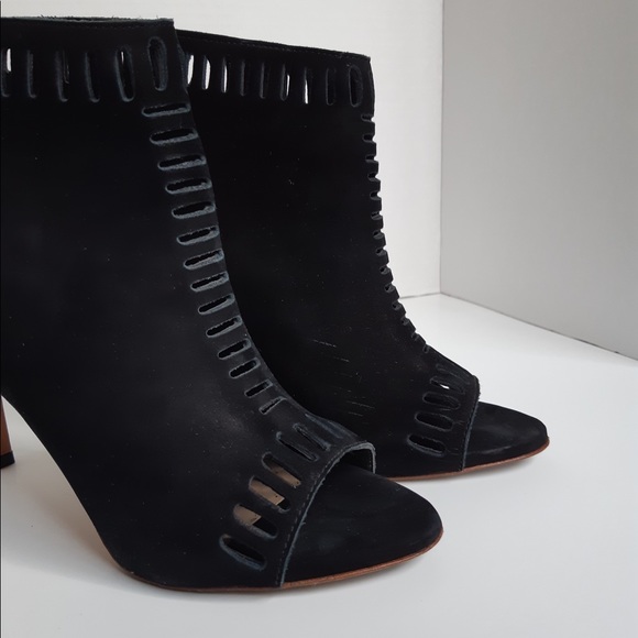 Loeffler Randall Cutout Peep-toe Boots - Picture 4 of 8